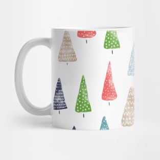 Watercolor Winter Forest Mug